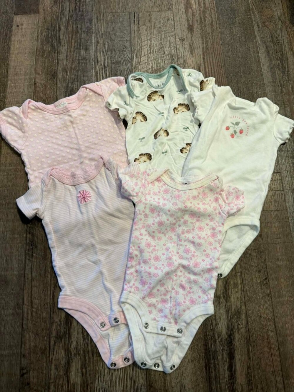 Baby Girl Bodysuit Bundle 0-3 Months
